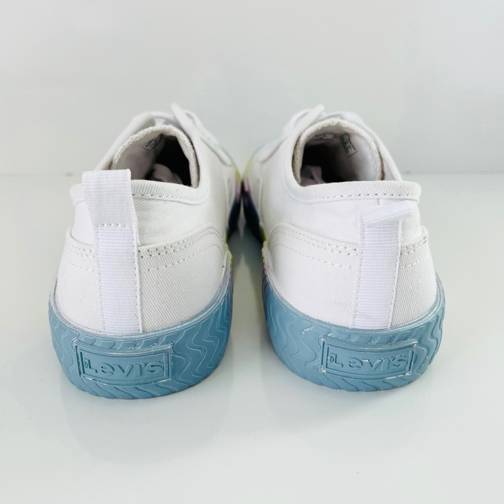 LEVI’S Modern Lo Dream Factory Sneakers in White Multicolor - Picture 10 of 13